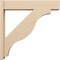 Ekena Millwork 8-in W x 40-in D x 40-in H Funston Block Rough Cedar Woodgrain TimberThane Outlooker, Primed Tan OUTUR080X40X40FST44RCPR - alternate 4